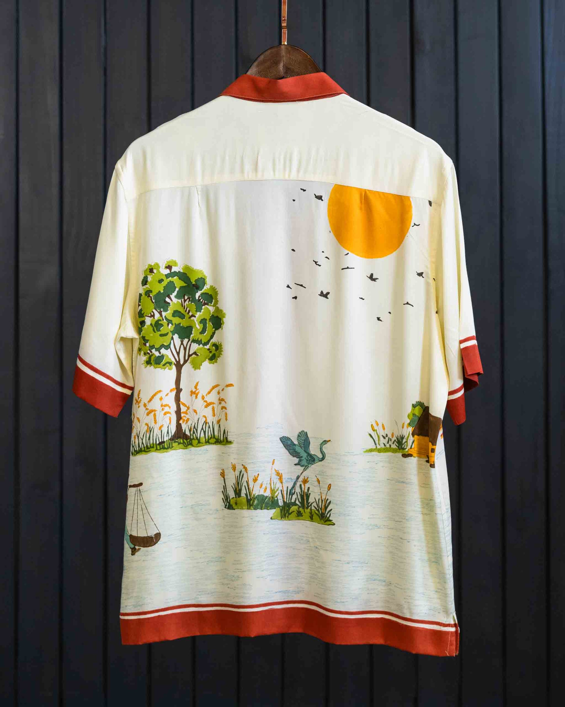 Sailor's Shirt - Sateen Modal | Camp Collar | Short Sleeves