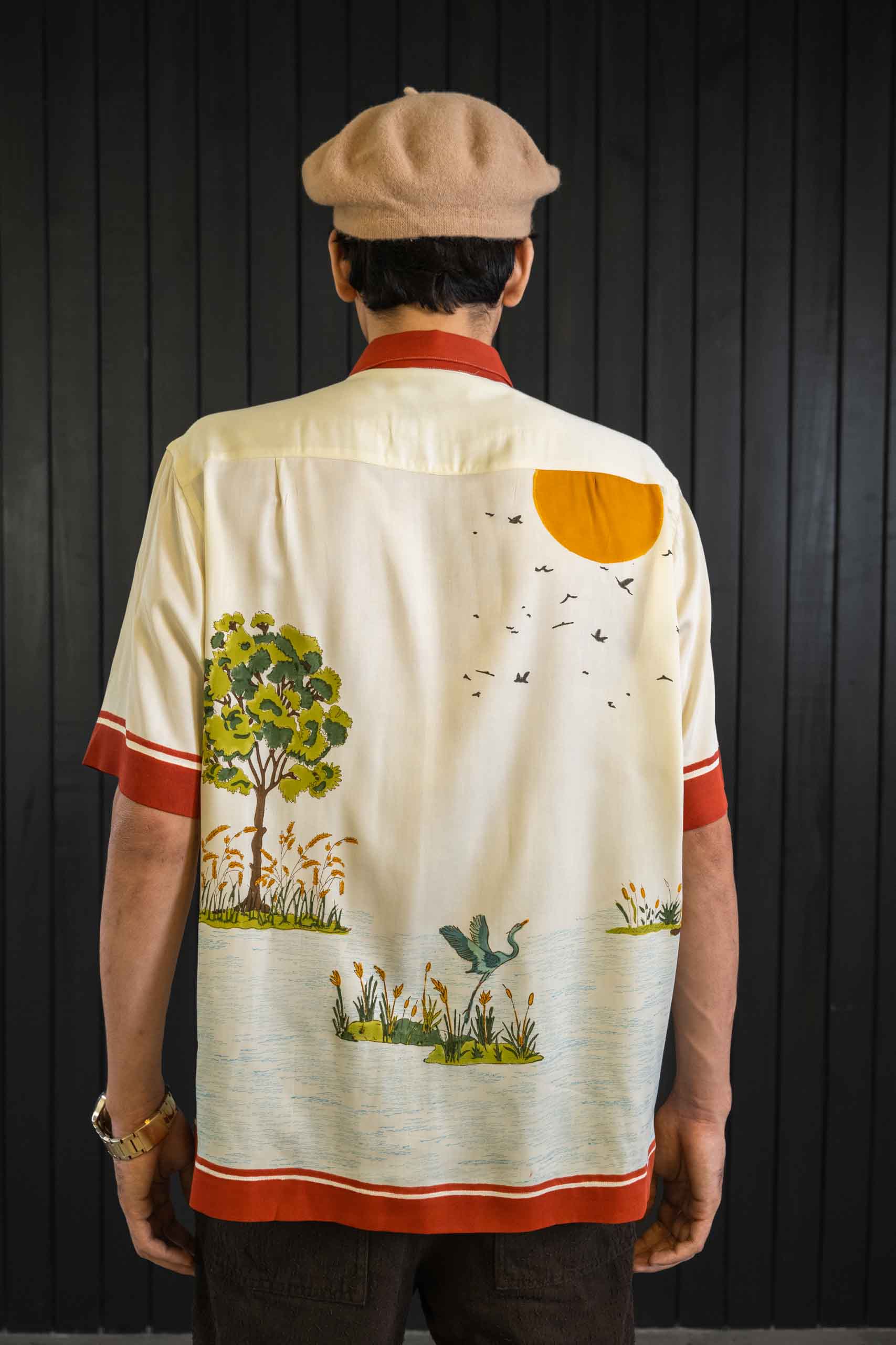 Sailor's Shirt - Sateen Modal | Camp Collar | Short Sleeves
