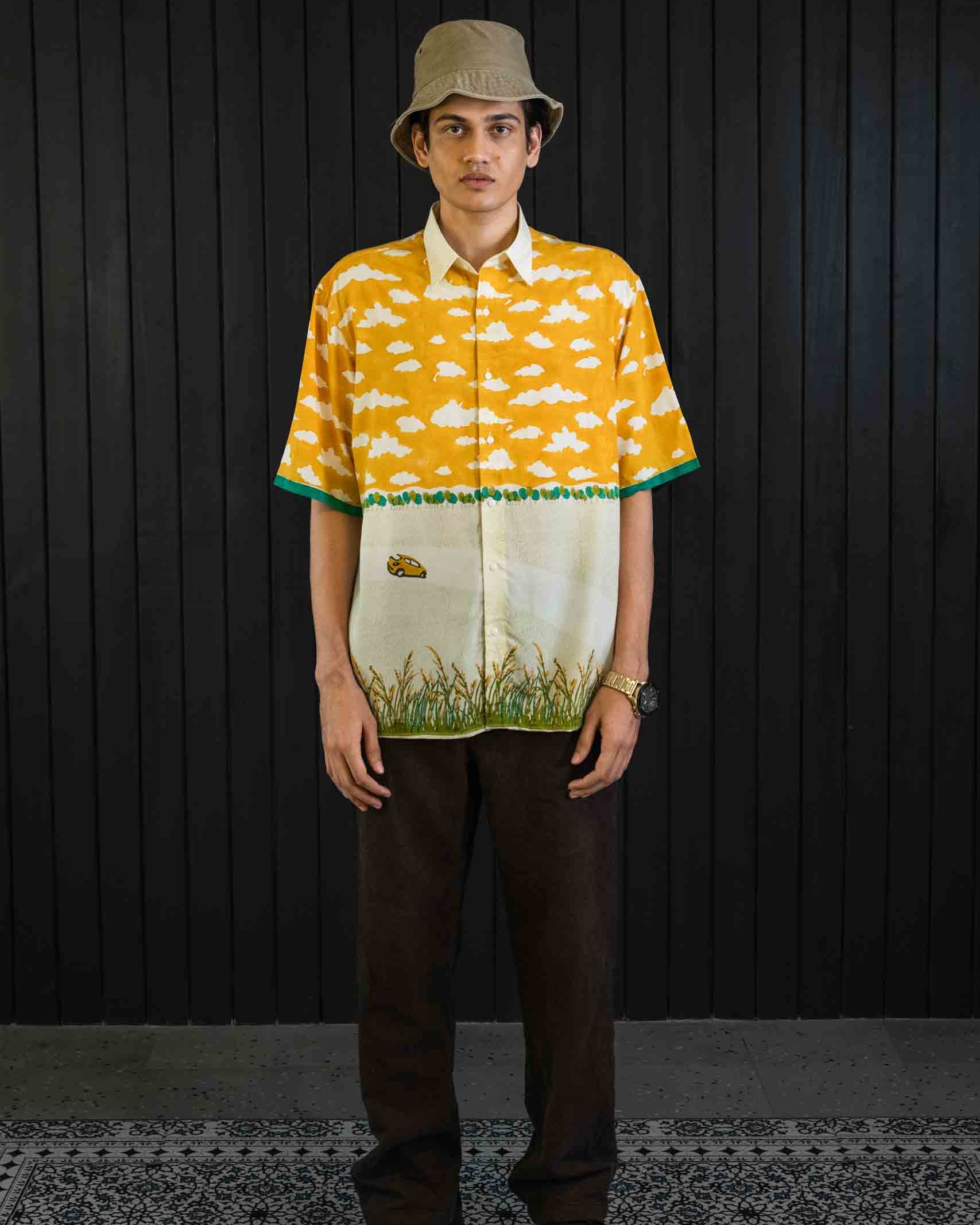 Golden Mile Shirt - Micro Modal | Spread Collar | Short Sleeves