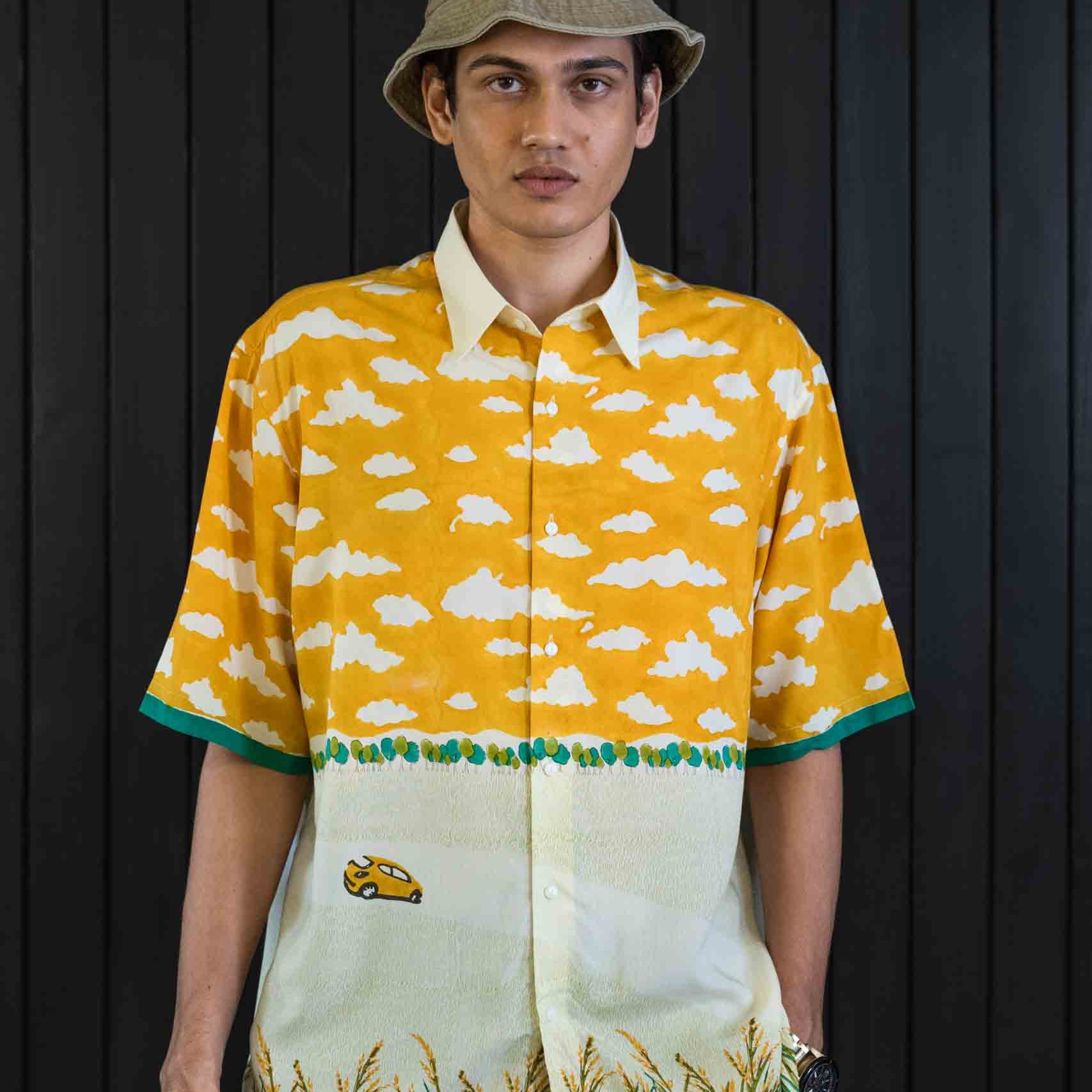 Golden Mile Shirt - Micro Modal | Spread Collar | Short Sleeves