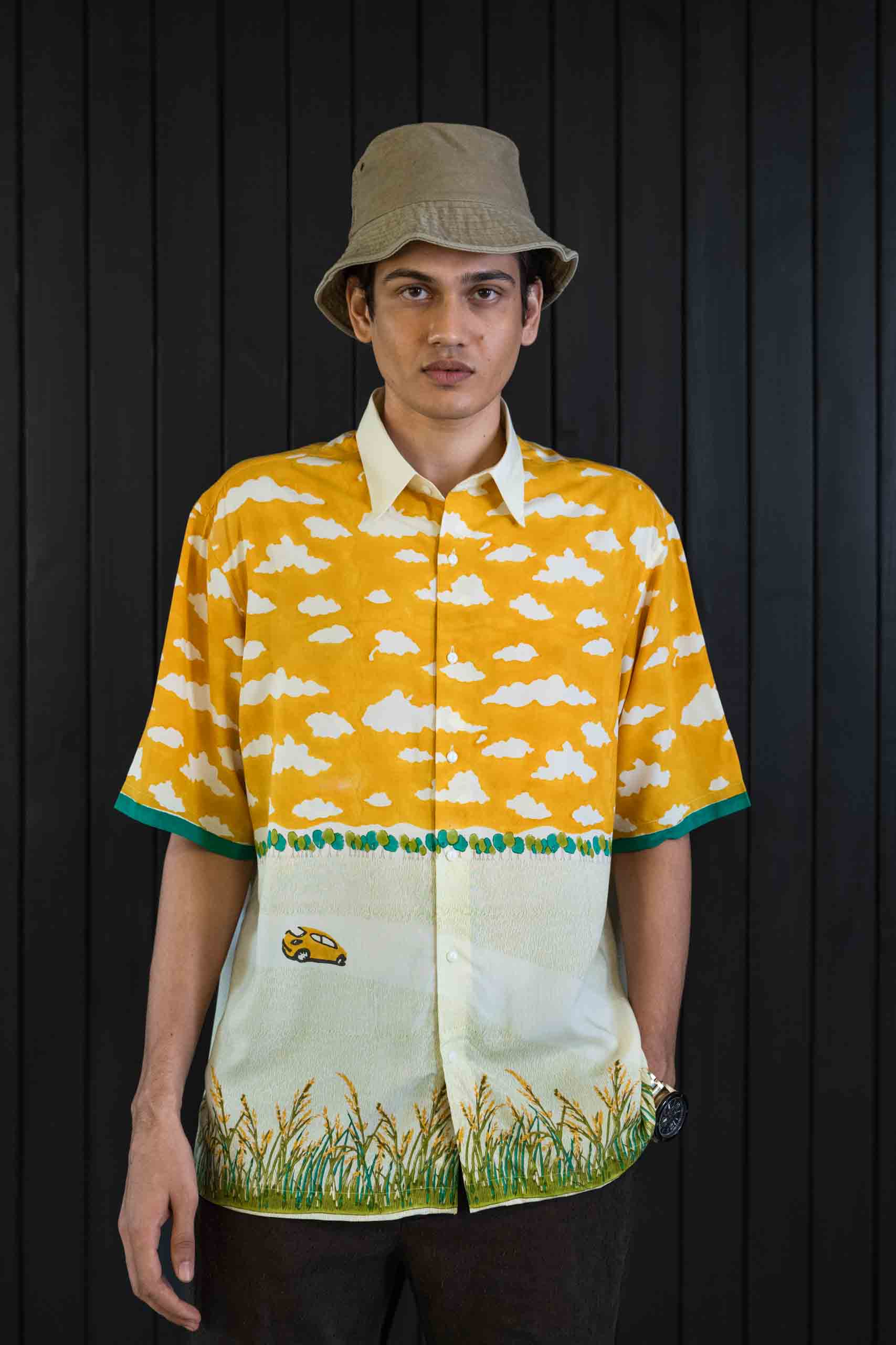Golden Mile Shirt - Micro Modal | Spread Collar | Short Sleeves