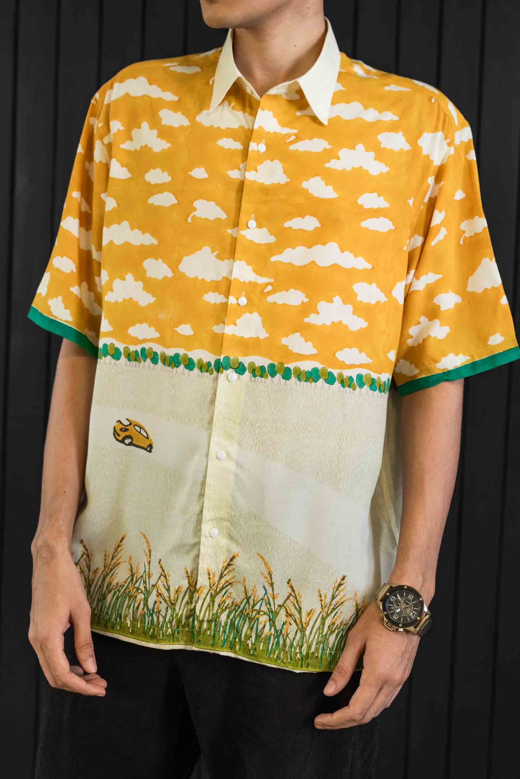 Golden Mile Shirt - Micro Modal | Spread Collar | Short Sleeves