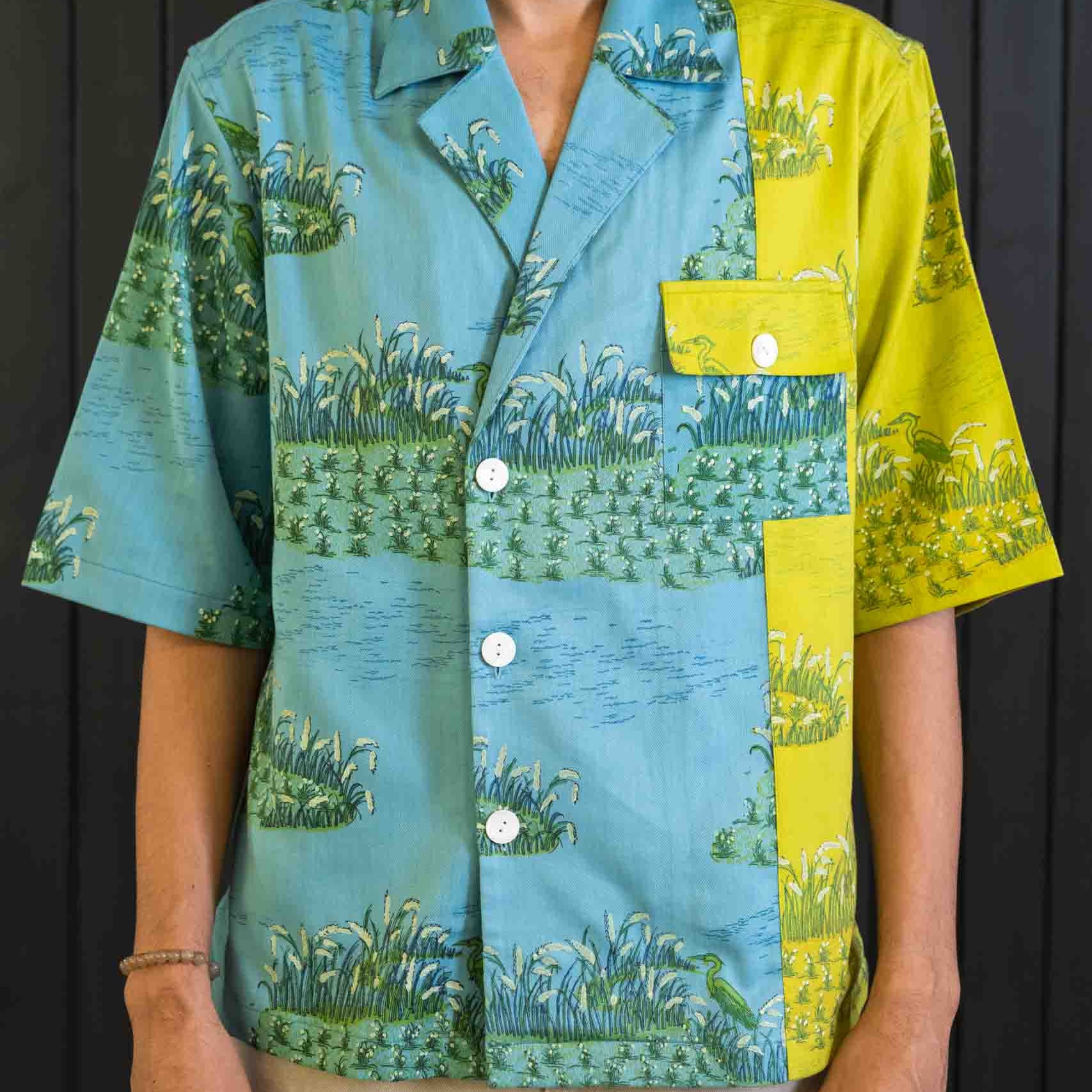 Wanderlust Blazer Shirt - Herringbone | Short Sleeves