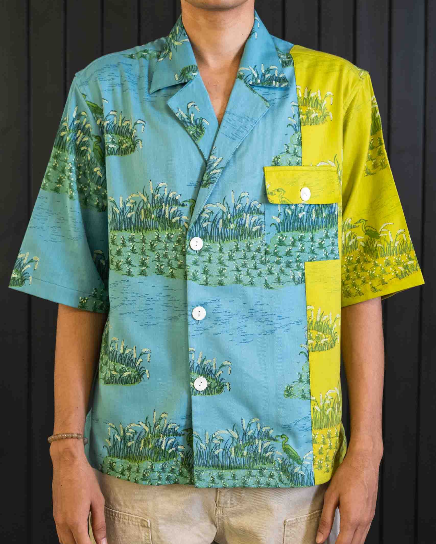 Wanderlust Blazer Shirt - Herringbone | Short Sleeves