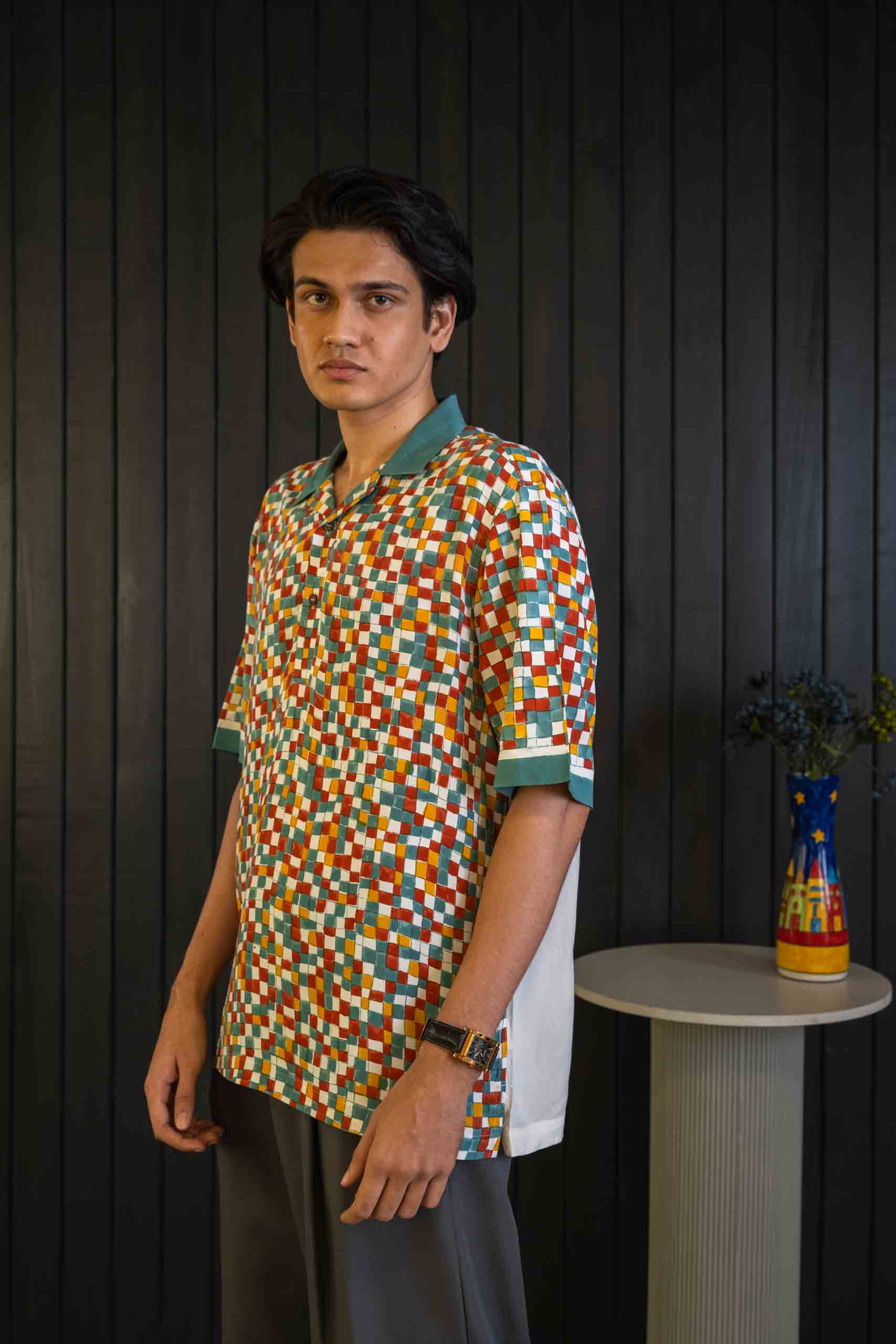 Crossroads Shirt - Micro Modal | Camp Collar | Polo Placket | Short Sleeves