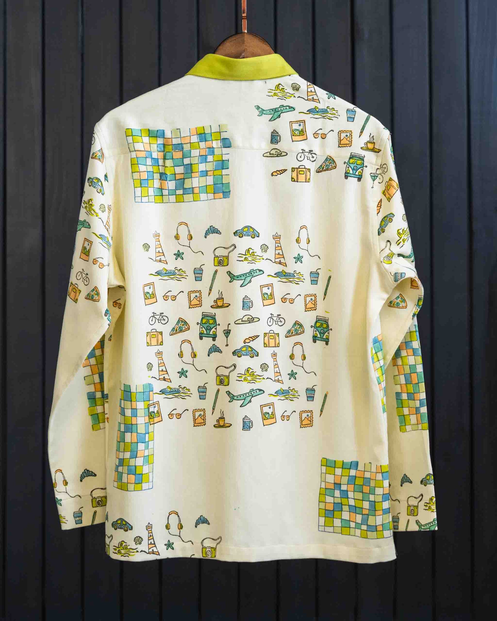 Pincode Shacket - Herringbone | Classic Collar | Long Sleeves