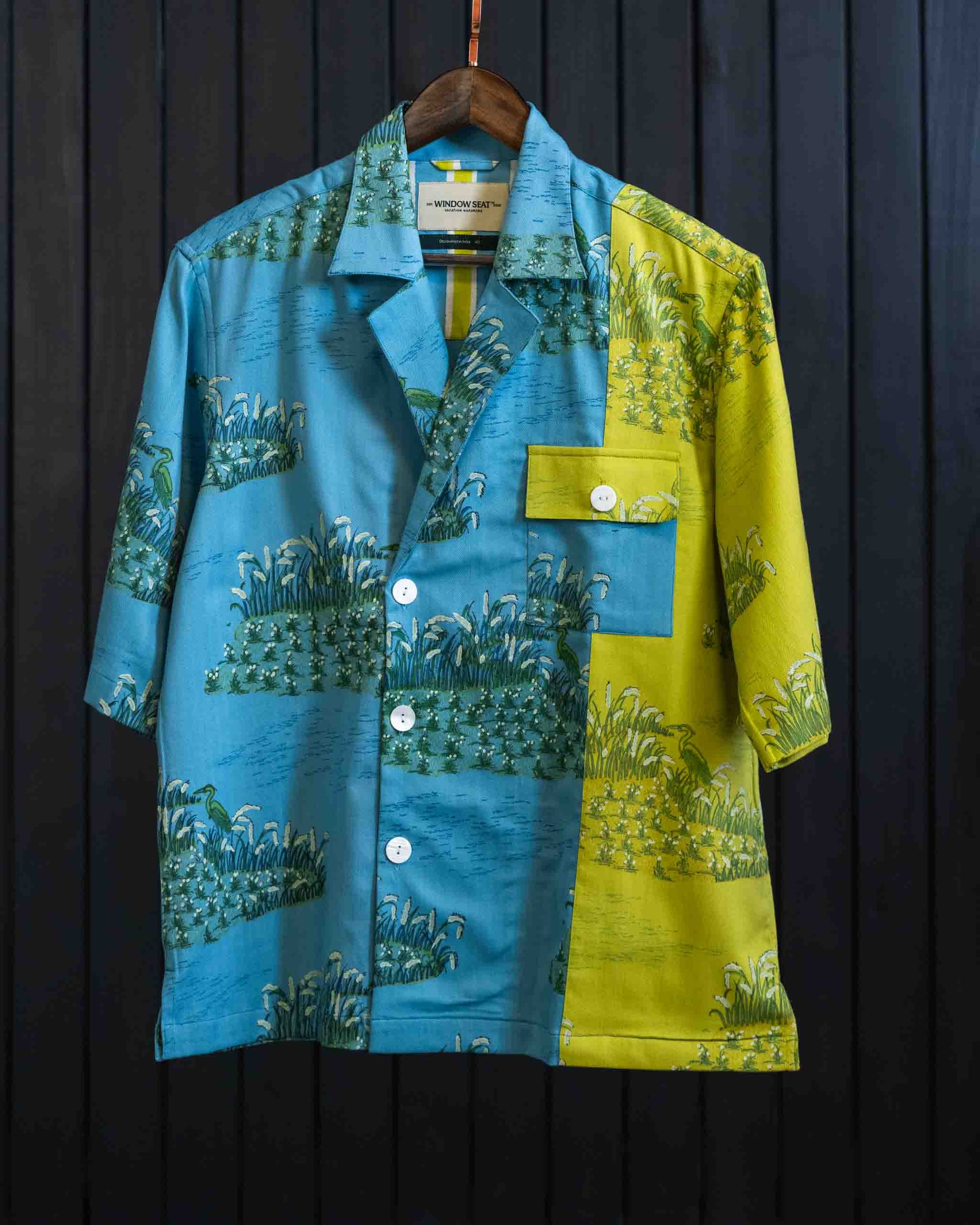 Wanderlust Blazer Shirt - Herringbone | Short Sleeves